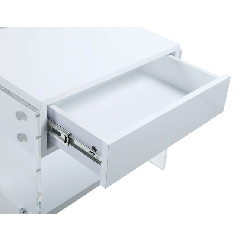 Somette Barry Upholstered Bedroom Set with Bed, Buffet & Lamp Table