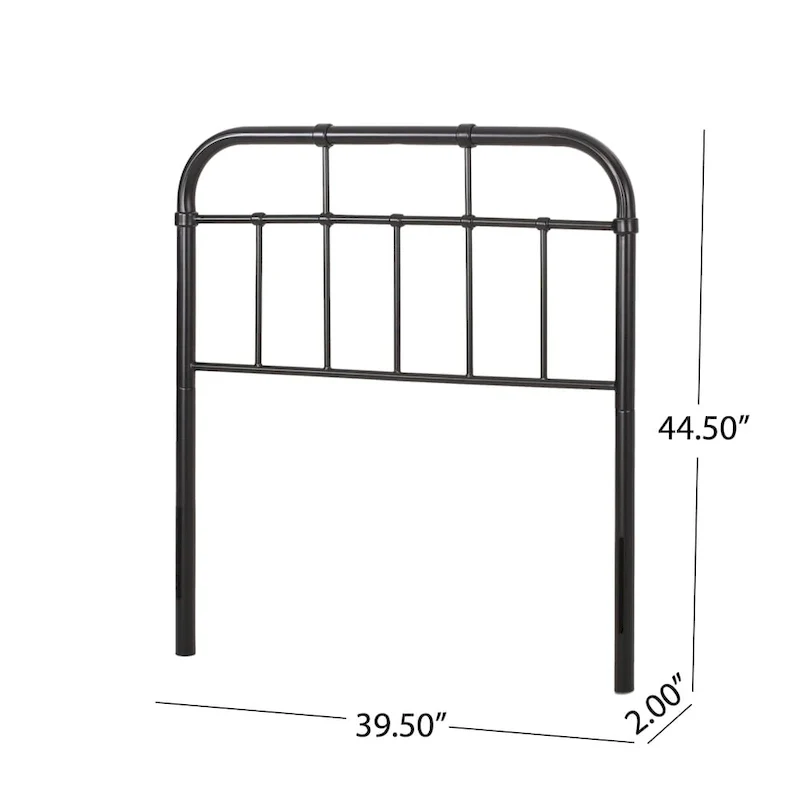 Crombie Industrial Iron Headboard by