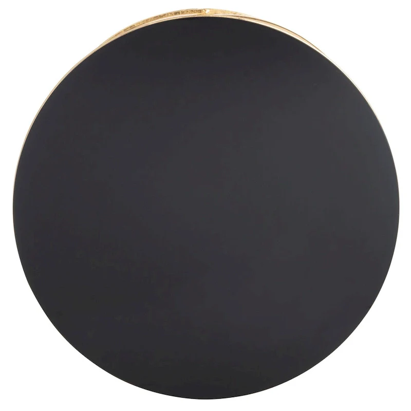 Gold/ White Top Accent Table - 20 x 20 x 21.2 - 20Wx20Dx21H