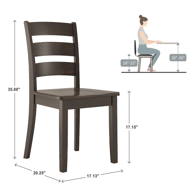 Wilmington II Rectangular Antique Black Breakfast Nook Set by iNSPIRE Q Classic