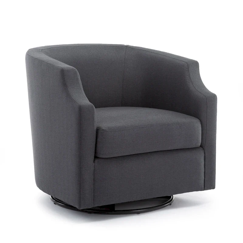Swivel Glider Barrel Chair