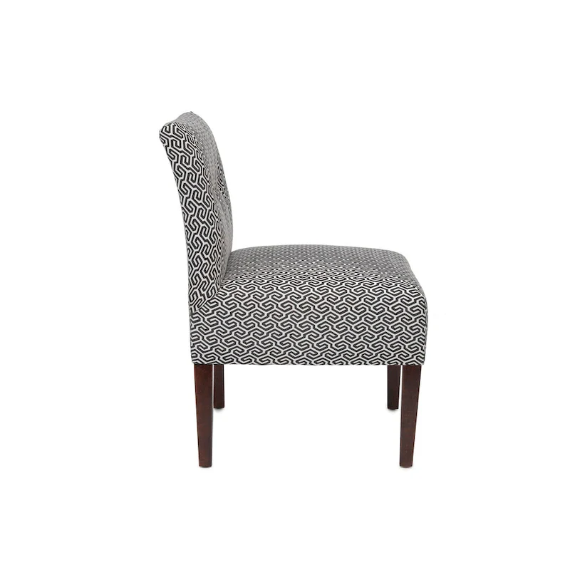 Armless Slipper Chair – Multiple Colors, Polyester, Single Seat