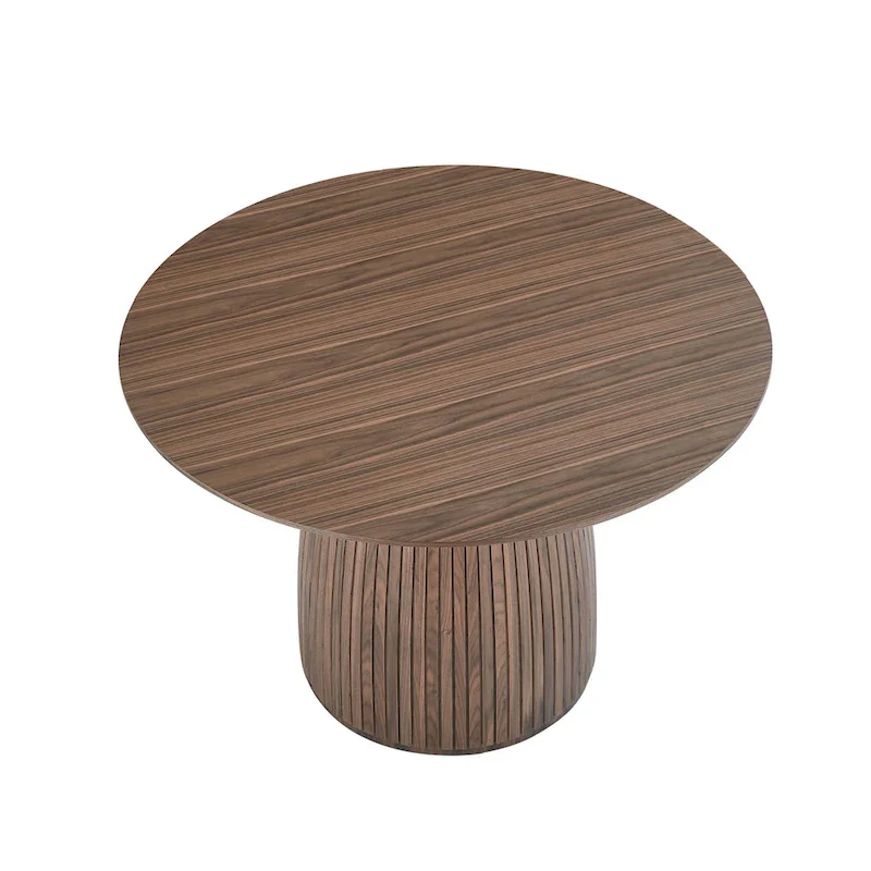 Round Dining Table Modern Wood Kitchen Table