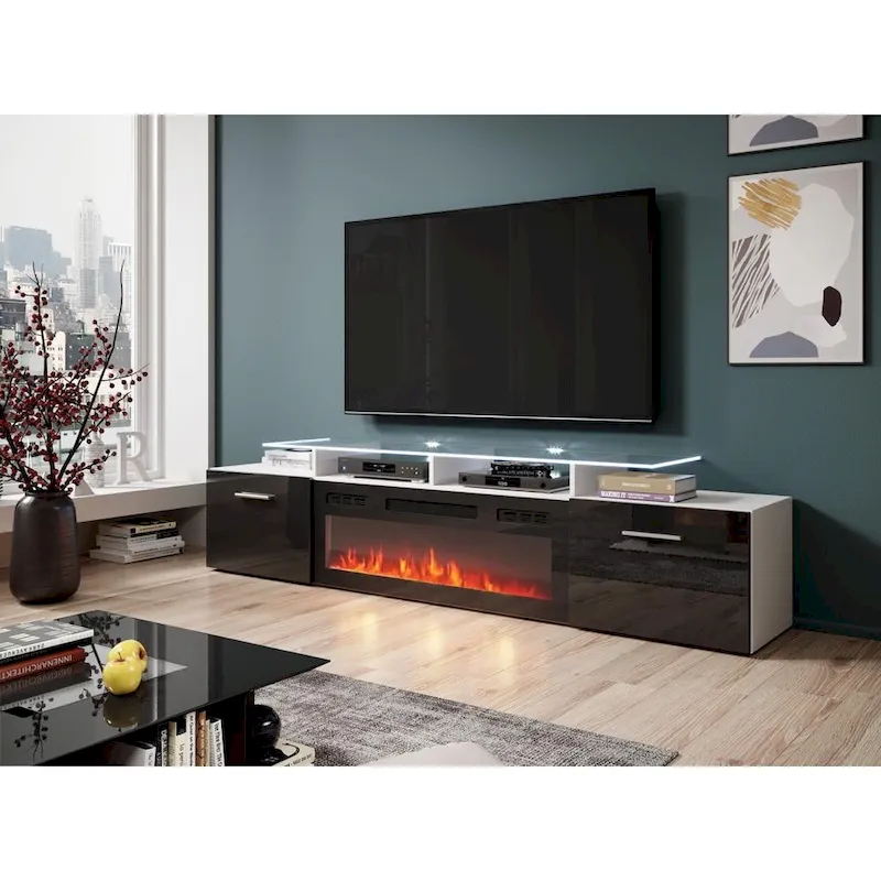 Rova EF Electric Fireplace Modern 75
