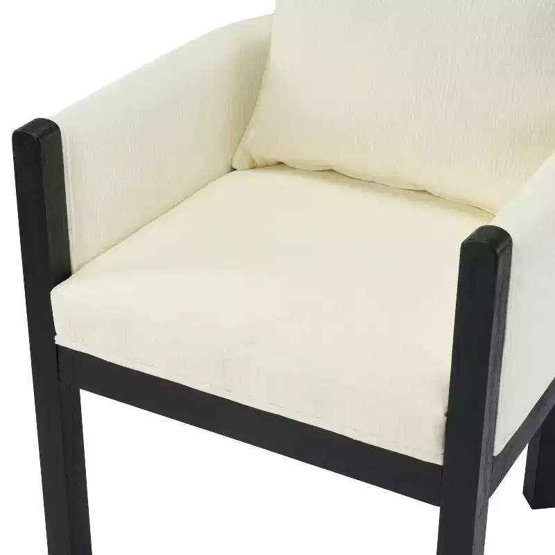 Christopher Knight Home Diana Modern Rubberwood Linen Upholstered Armchairs (Set of 2)