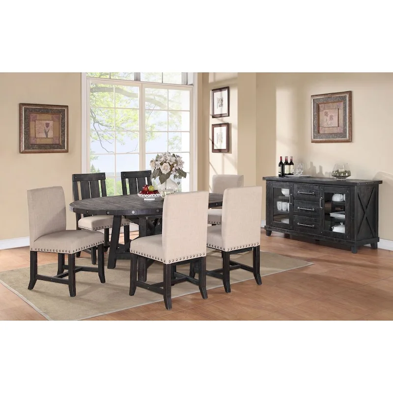 Solid Pine Round Extension Dining Table