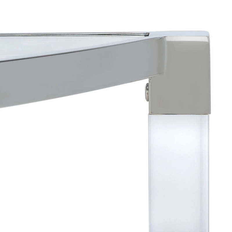 SAFAVIEH Couture Gunel Acrylic Console Table - 47.2  W x 17.7  L x 28.7  H - 47Wx18Dx29H