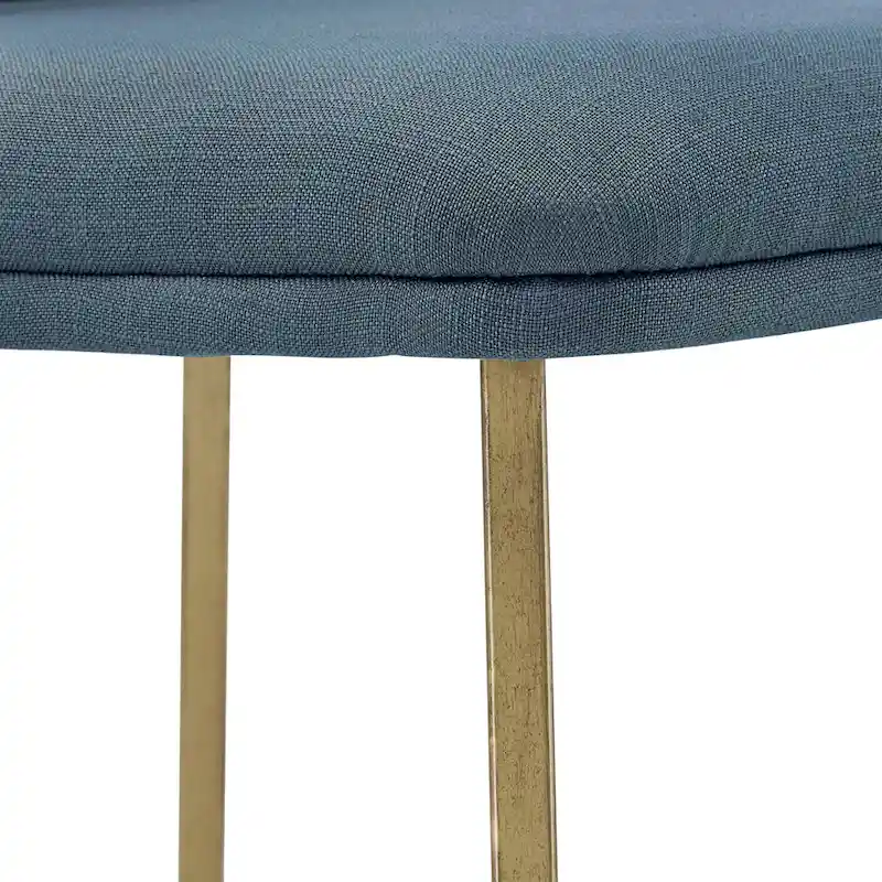 Gold Metal Dining Chair (Set of 2)