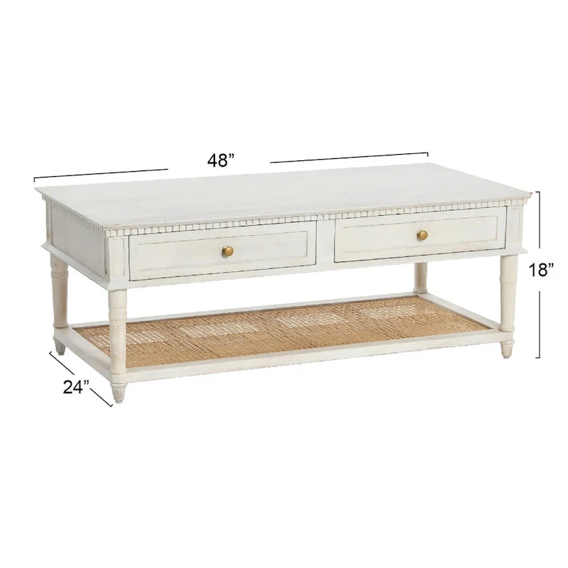 Acacia Wood Coffee Table