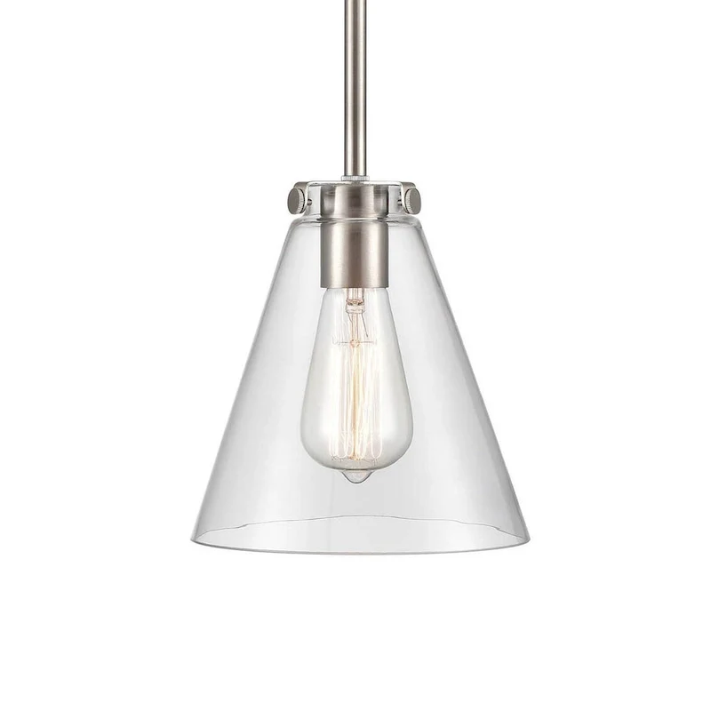 Millennium Lighting 8  Wide Mini Pendant with Clear Glass Shade