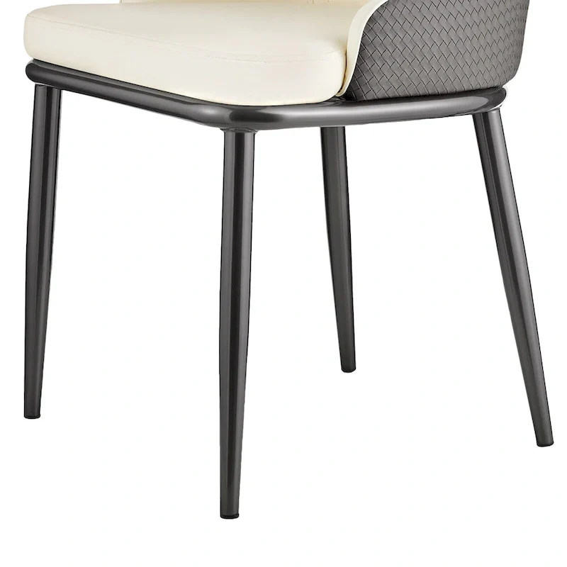 Faux Leather Upholstered Dining Chairs, Set of 4 - 18.1W x 21.3W x 36.6H