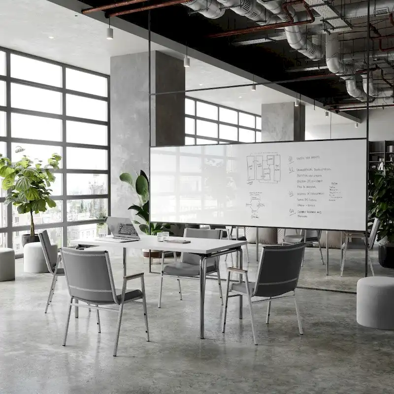 Heavy Duty Stack Chair with Arms - 21D x 21W x 31H