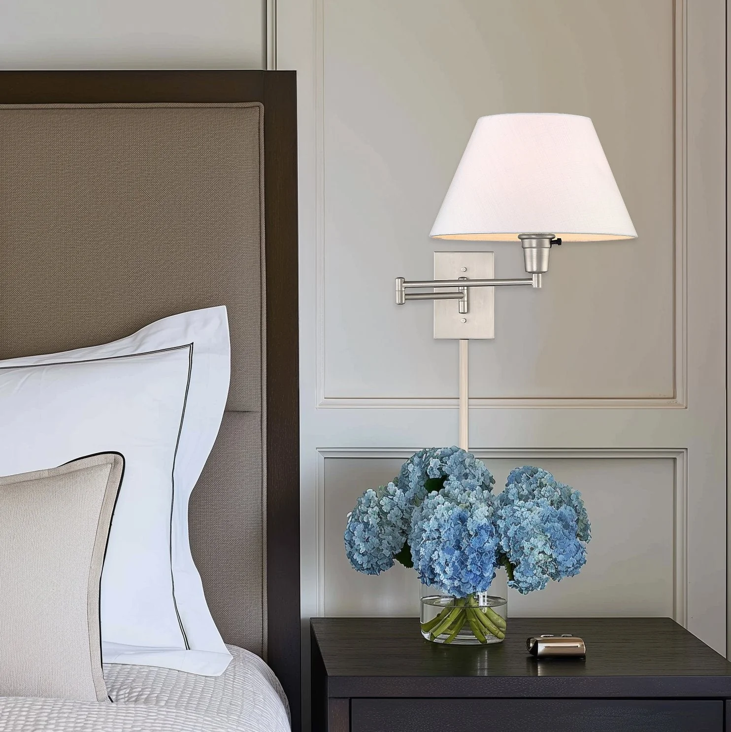 Cambridge 15 Swing Arm Wall Lamp - Plug In/Wall Mount, 2-Pack