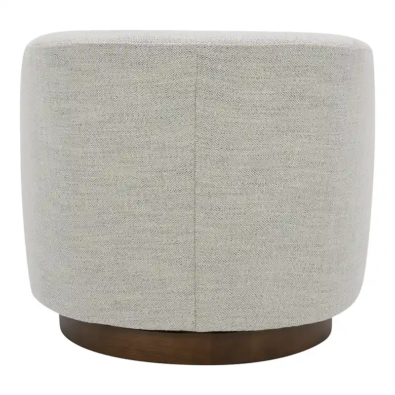 Aurelle Home Modern Upholsted Swivel Barrel Chair