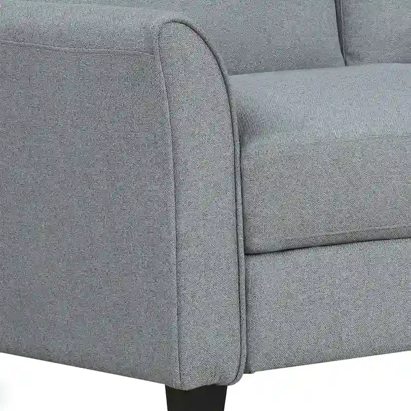 3-Seat Sofa Living Room Linen Fabric Sofa