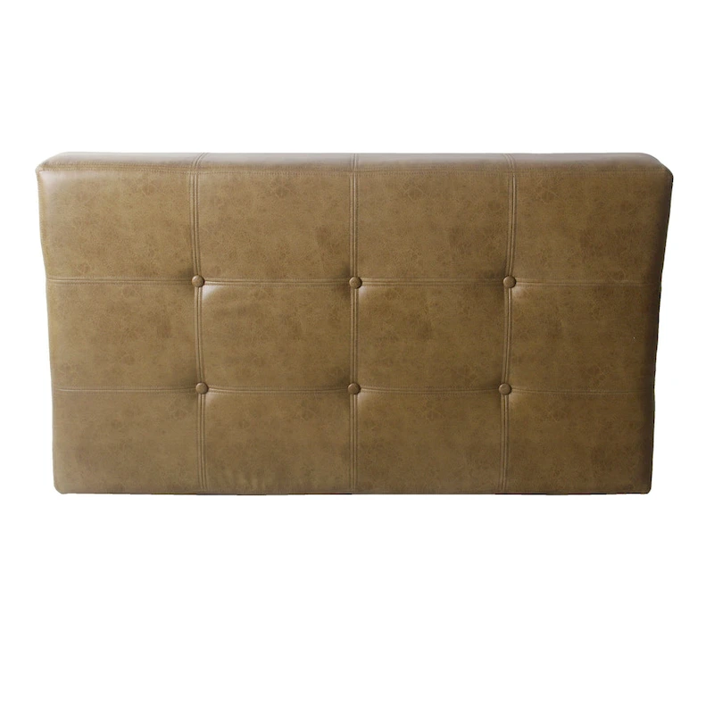 HomePop Tufted Coffee Table Ottoman - Full Leather