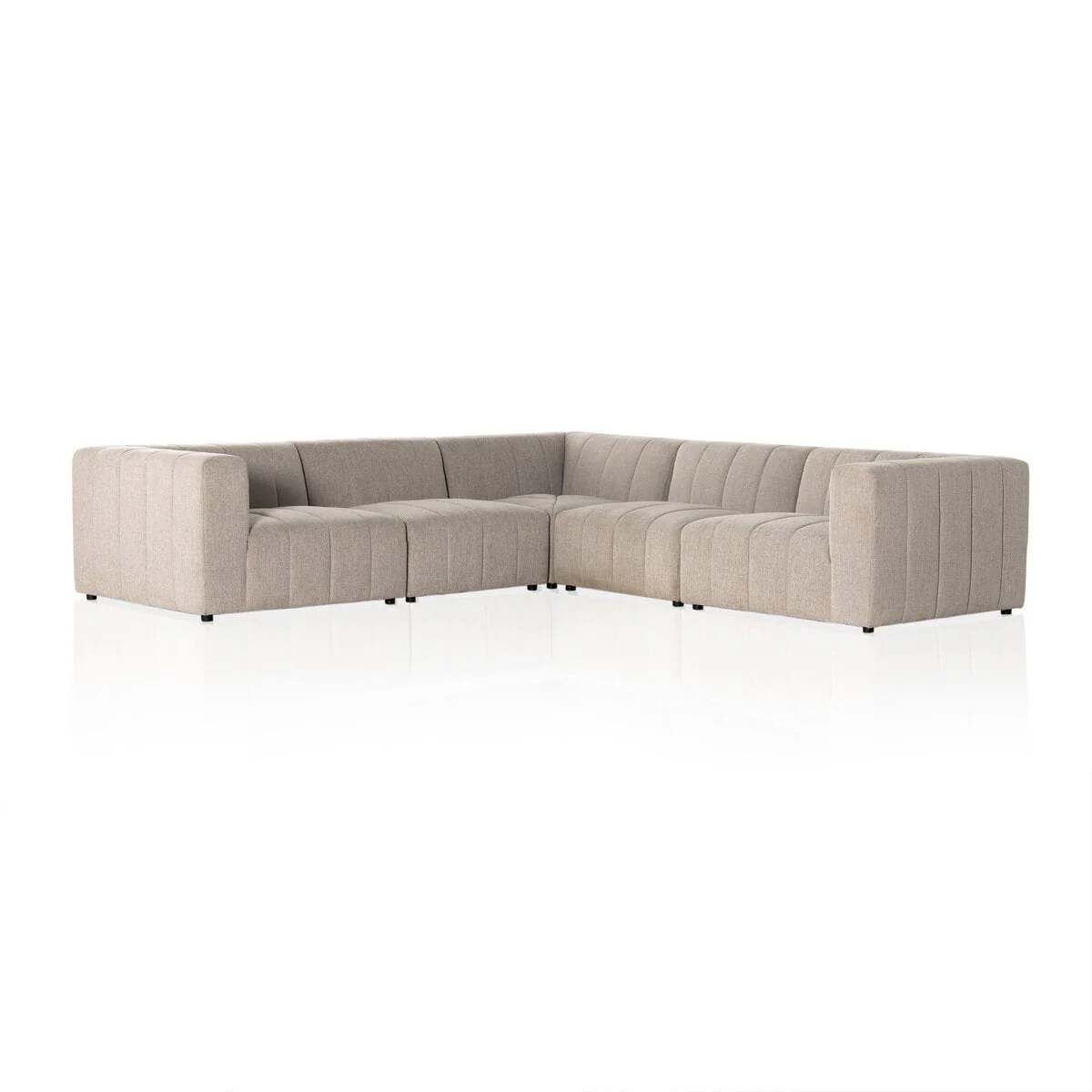 Langham Channeled Sectional/5 Pieces.