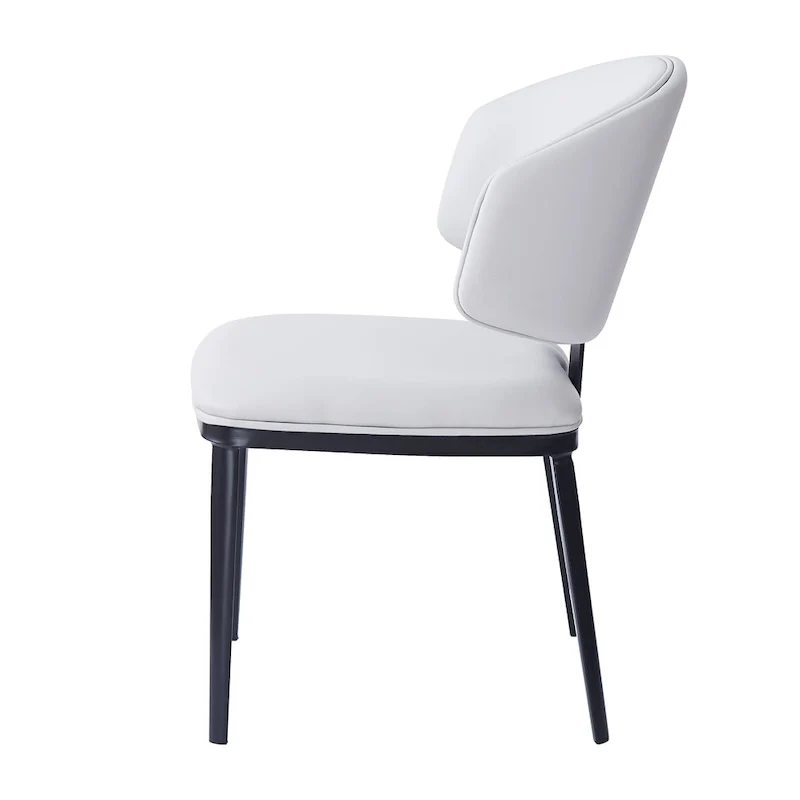 '- PU Leather Upholstered Dining Chairs