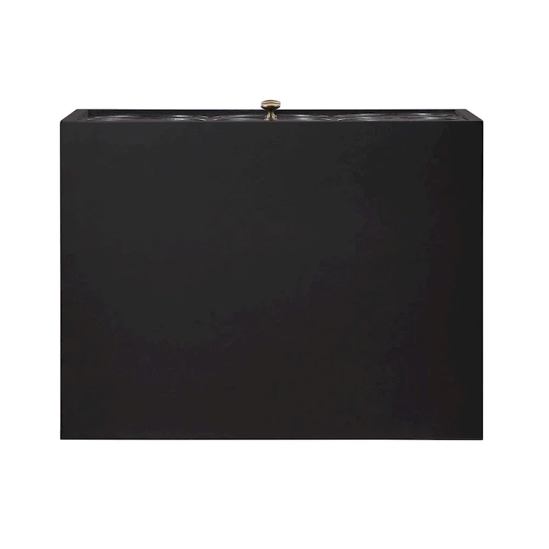 Arched Diamond 2- Drawer Gold Metal End Table