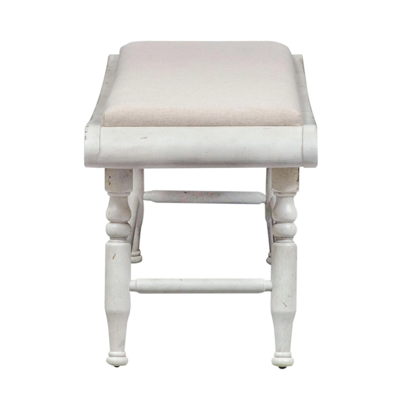 Whitney Antique Linen Bench