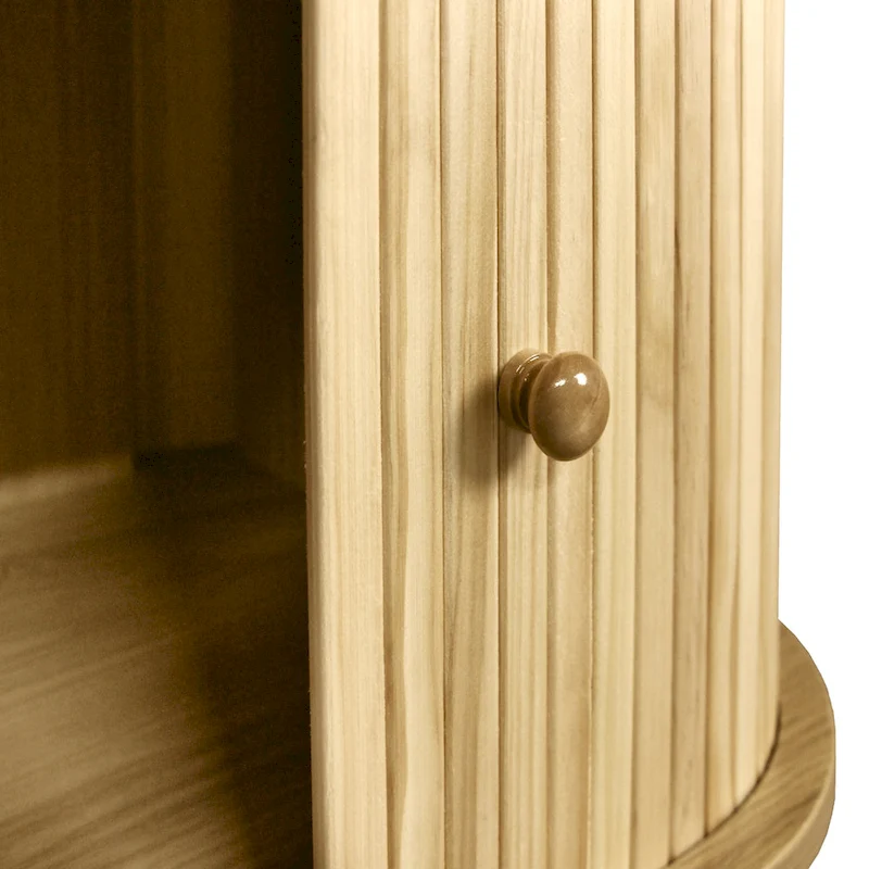 Modern Farmhouse Rattan TV Stand