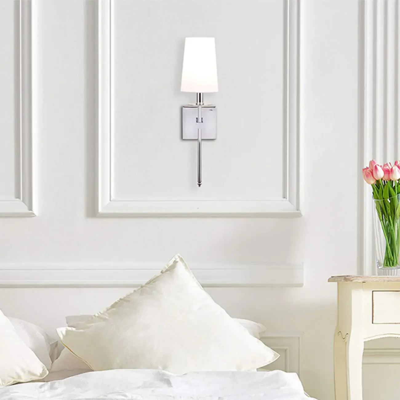 Cylinder Modern Bathroom Vanity Wall Lamps with Shade