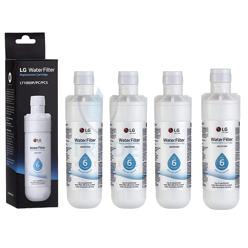 4Pack LT1000P ADQ747935 LG Refrigerator Replacement Water Filter