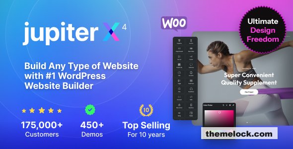 JupiterX v4.50.0 - Website Builder For WordPress & WooCommerce