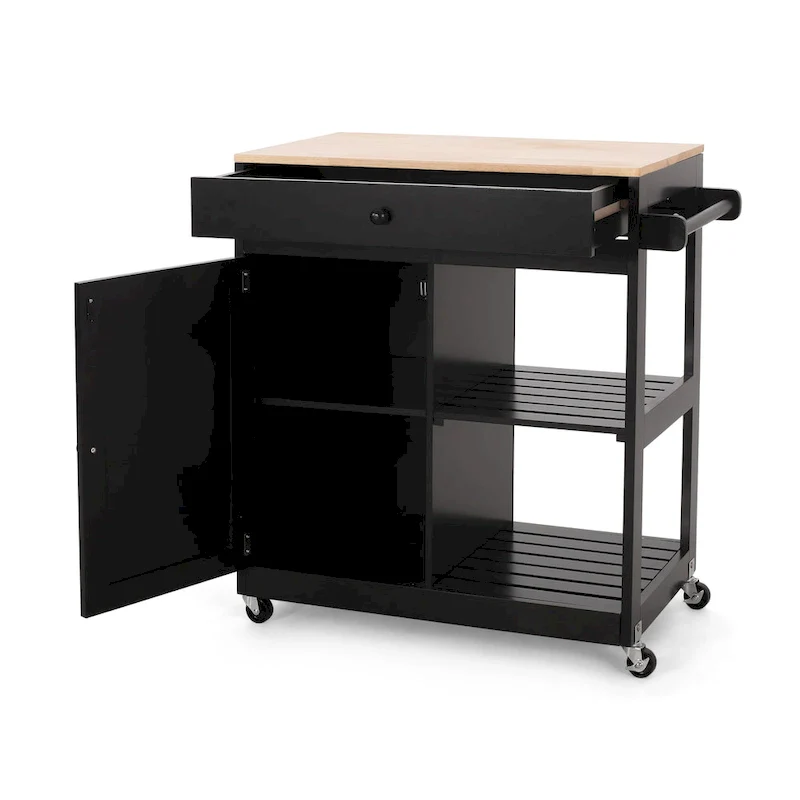 Telfair Kitchen Cart with Wheels by Christopher Knight Home