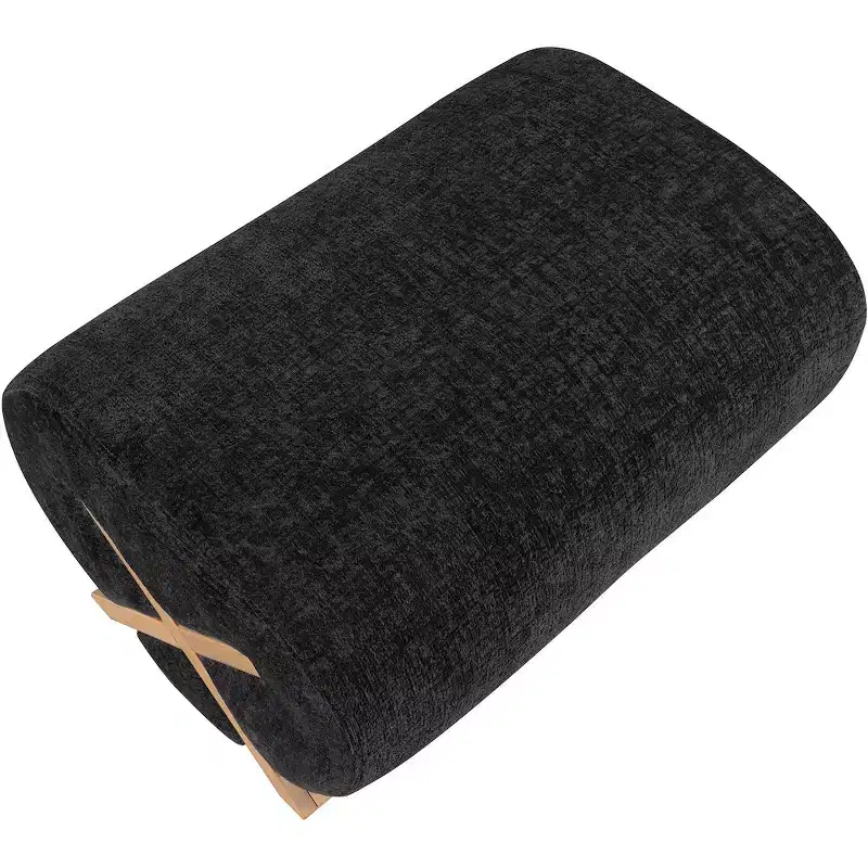 Meridian Furniture Akira Fabric Upholstered Ottoman