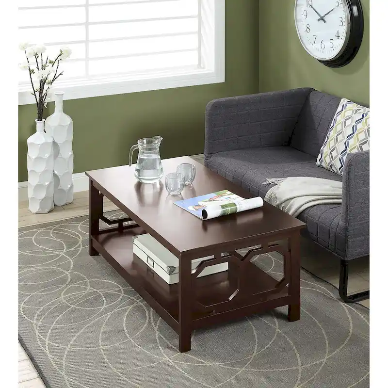 Convenience Concepts Omega Coffee Table with Shelf