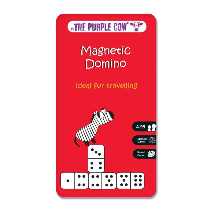 The Purple Cow Magnetic Domino 10.2x1x18.5cm