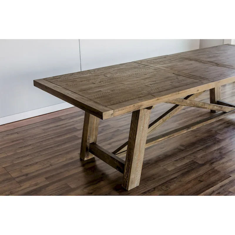Newberry Extension Dining Table, Weathered Natural