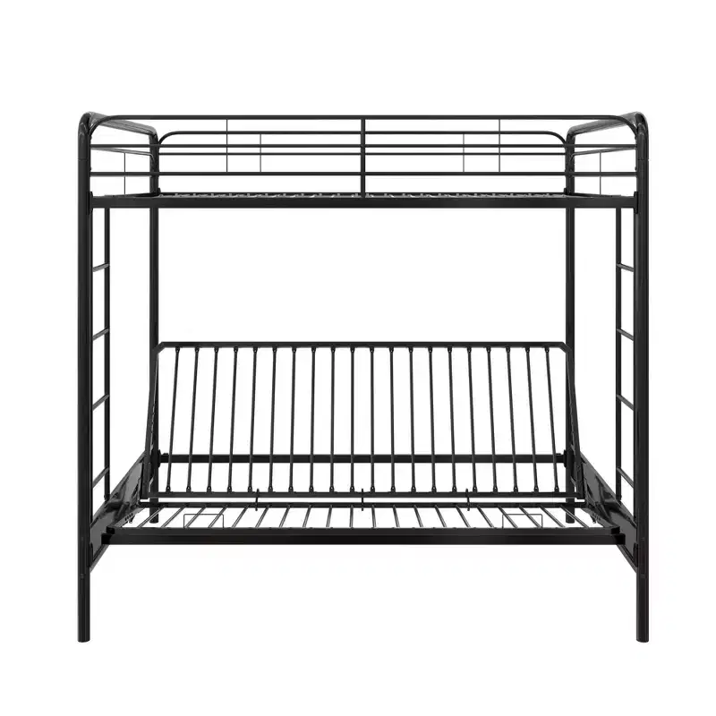 DHP Twin Over Futon Metal Bunk Bed