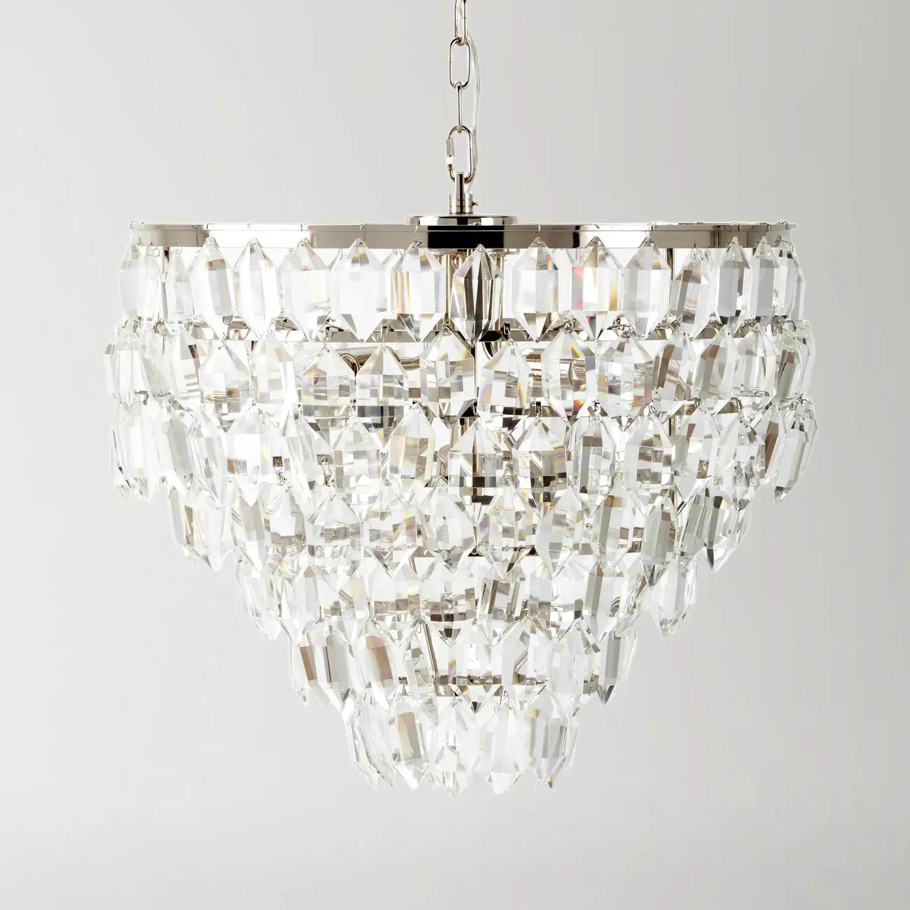 Modern Luxury Round Crystal Chandelier with 8-Light