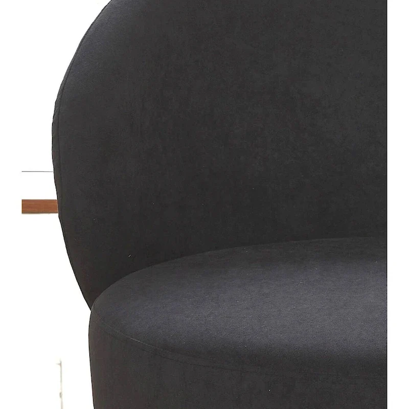 Mid Century Velvet Upholstered Living Room Accent Chair