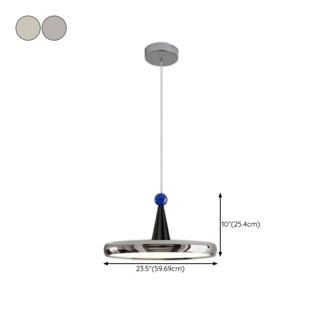 Modern Geometric Cream Acrylic Pendant Light with Multi Dimming