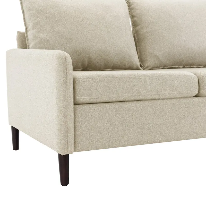 Living Room Loveseat Linen Sofa
