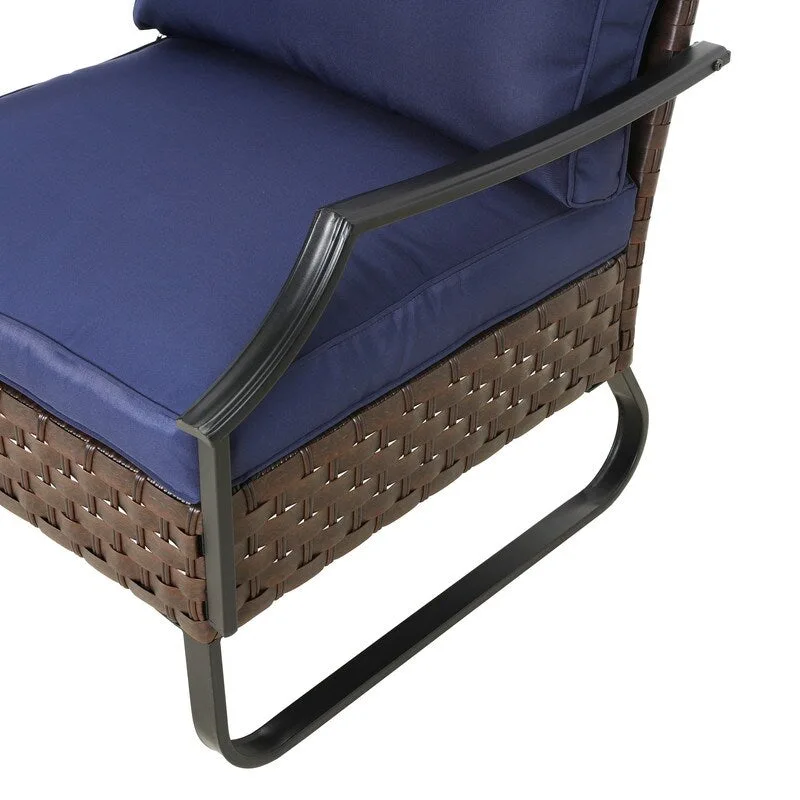 Patio Festival U-Leg Collection Armrest Chair with Cushions