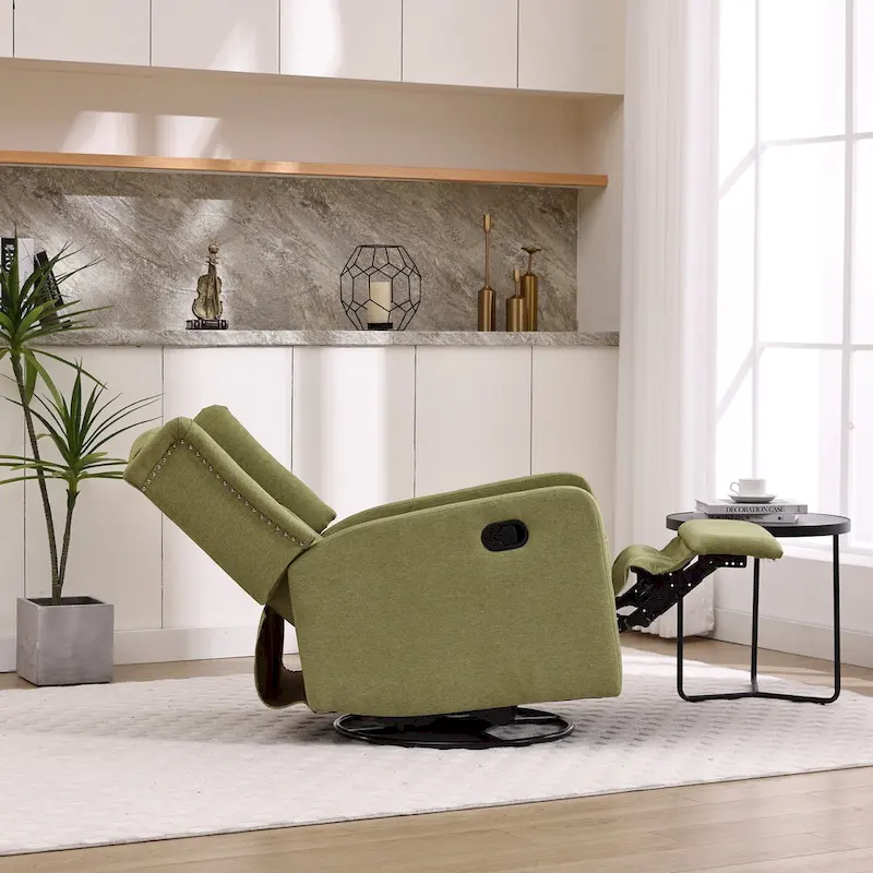 Multi-gear adjustable lounge chair 360 degrees full rotation rocking chair