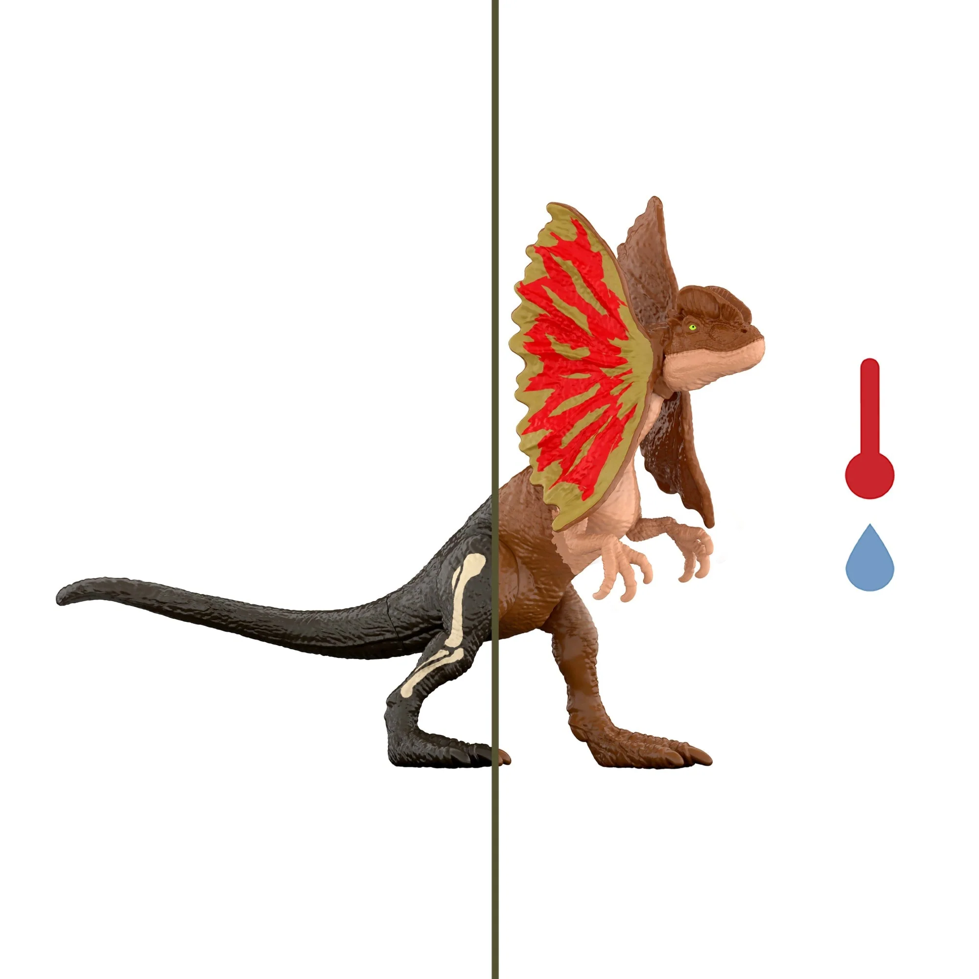 Jurassic World Dinossauro de Brinquedo Dino Reveal Pacote Visível