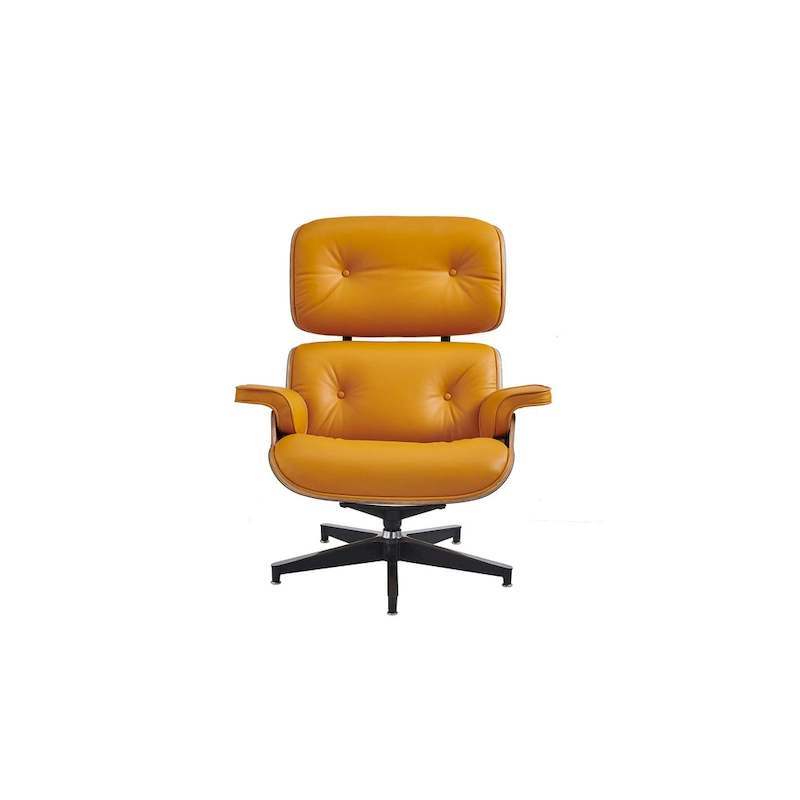 Mid Century Modern Leather Lounge Chair Armchair Recliner