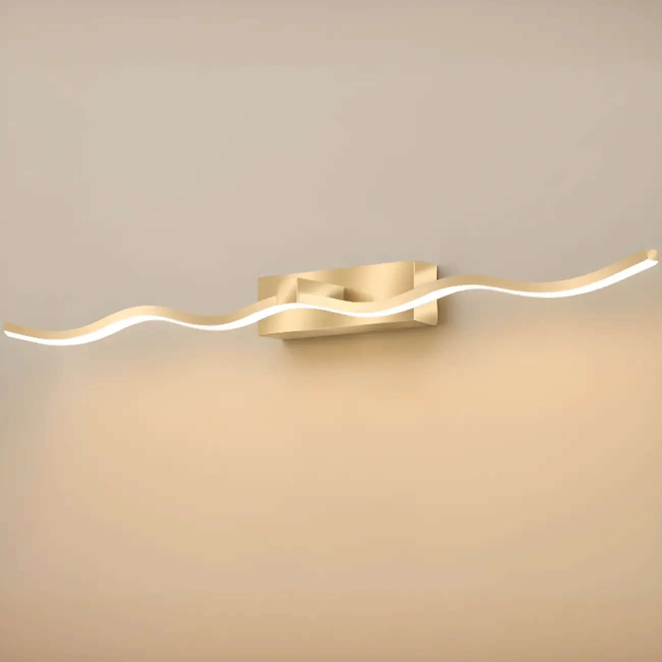 Wall-Mounted Bathroom LED Vanity Light with Silica Gel Shade