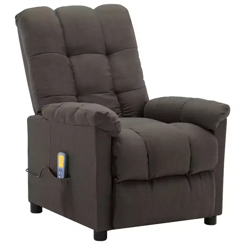 vidaXL Electric Massage Chair Dark grey