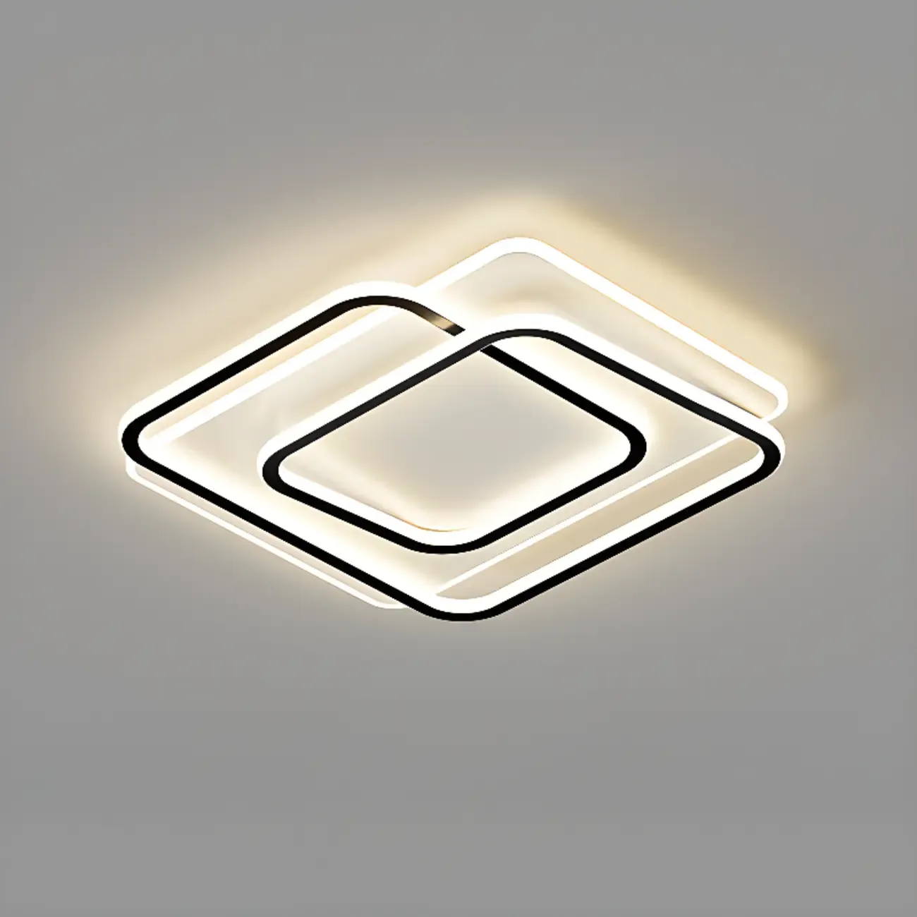 Modern LED Flush Ceiling Light with Third Gear Dimming