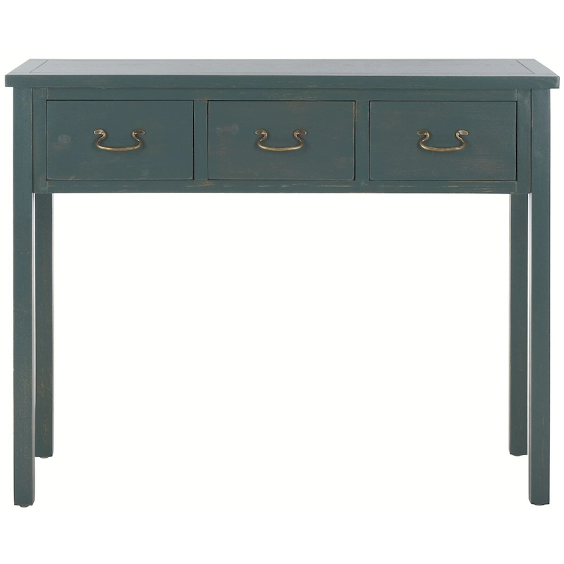 SAFAVIEH Marleine Antiqued Grey Console Table - 39.4 x 14.2 x 31.7 - 39Wx14Dx32H