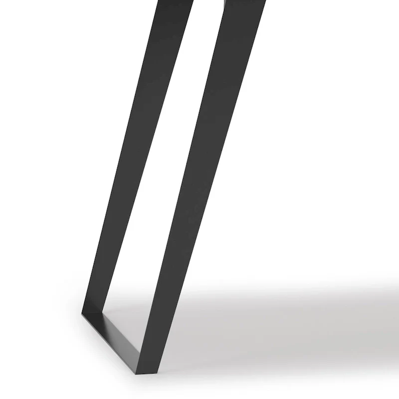 WYNDENHALL Mitchell SOLID ACACIA WOOD Modern Industrial 54 inch Wide Flat Top Desk