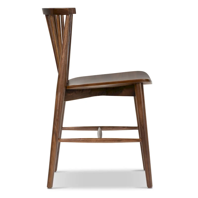 Poly & Bark Ligna Dining Chair - Spindled Bark with Solid Wood Frame