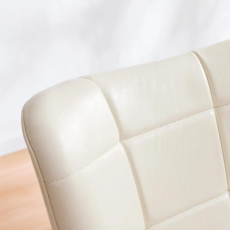 HUIMO High-back Accent Chair Modern Wing Back Chair-Faux Leather