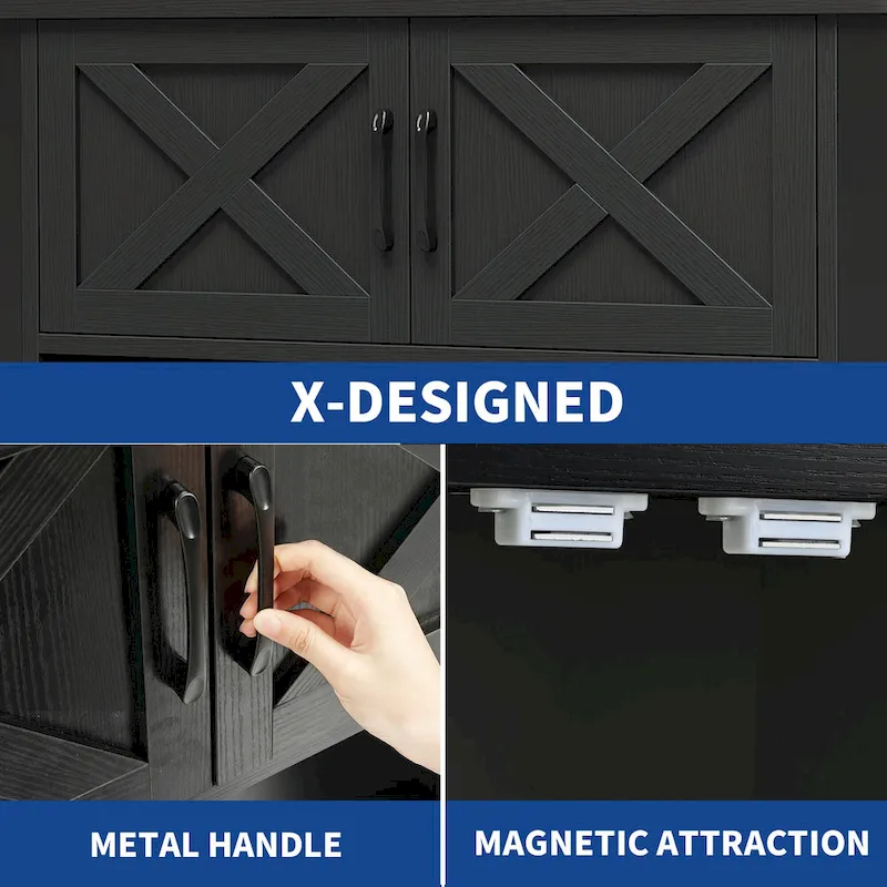 Moasis 40-50 Gallon Aquarium Stand Cabinet Fish Tank Stand with Power Outlets